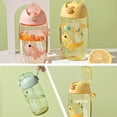 thumbnail image 1 of OPDBN Yellow Drinking Cup New Space Cup Portable Cup Anti-Fall Out Of The Straw Cup Children'S Drinking Cup Dinosaur Water Cup, 1 of 7