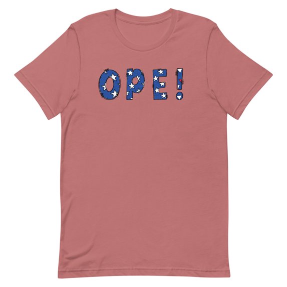 OPE! 2024 Democrats T-shirt (Mauve, L)