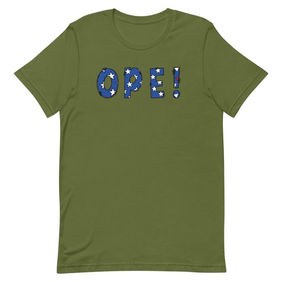OPE! 2024 Democrats T-shirt (Olive, 2XL)