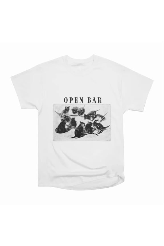 OPEN BAR T-Shirt Tee Gift For Him Merch For Her Apparel For Friend