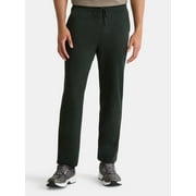 ATHLETIC WORKS Men's and Big Men's Performance French Terry Open Leg Relaxed Sweatpants, Sizes XS-5XL