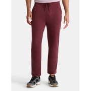 Athletic Works Men's and Big Men's Performance French Terry Open Leg Relaxed Sweatpants, Sizes XS-5XL