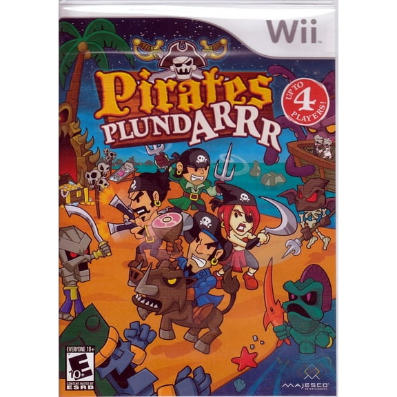 OPEN PACKAGE SPECIAL: PIRATES PLUND-ARR WII Game ~ Ahoy Matey! - PLUNDARRR