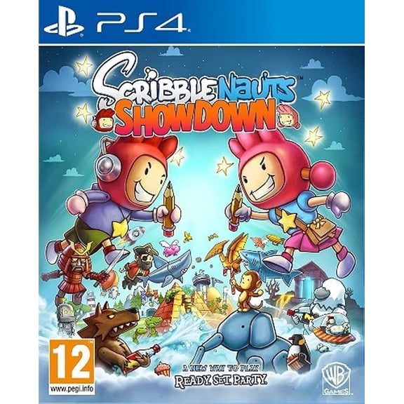 OPEN PACKAGE SPECIAL: Scribblenauts Showdown (PS4 Playstation 4) It's Scribblenauts Party Size