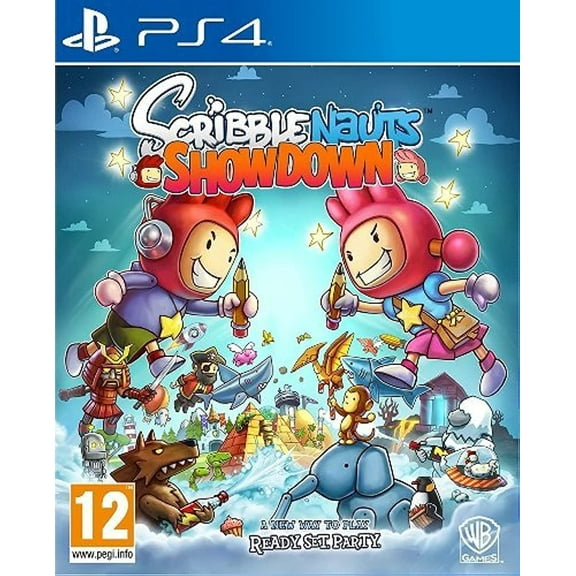 OPEN PACKAGE SPECIAL: Scribblenauts Showdown (PS4 Playstation 4) It's Scribblenauts Party Size