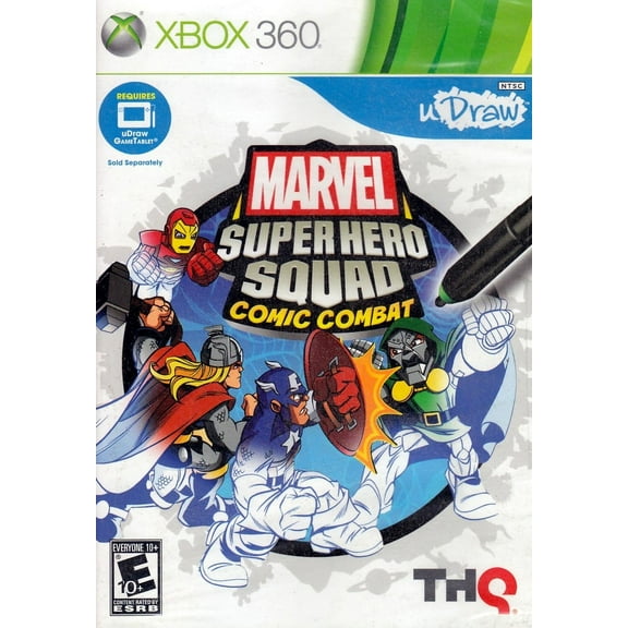 OPEN PACKAGE SPECIAL: uDraw Marvel Super Hero Squad: Comic Combat - Xbox 360