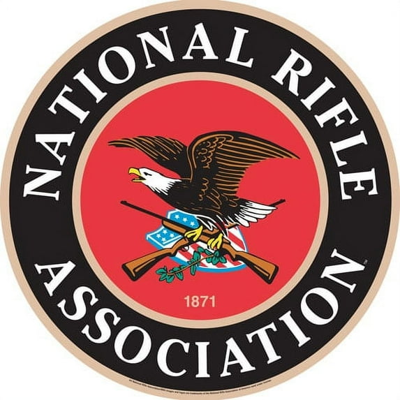 National Rifle Association 40779-S Round Embossed Tin Sign for 1871