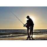 OPEN WATER ALL IN ONE SPINCAST 5'6" FISHING COMBO WITH KIT ORANGE