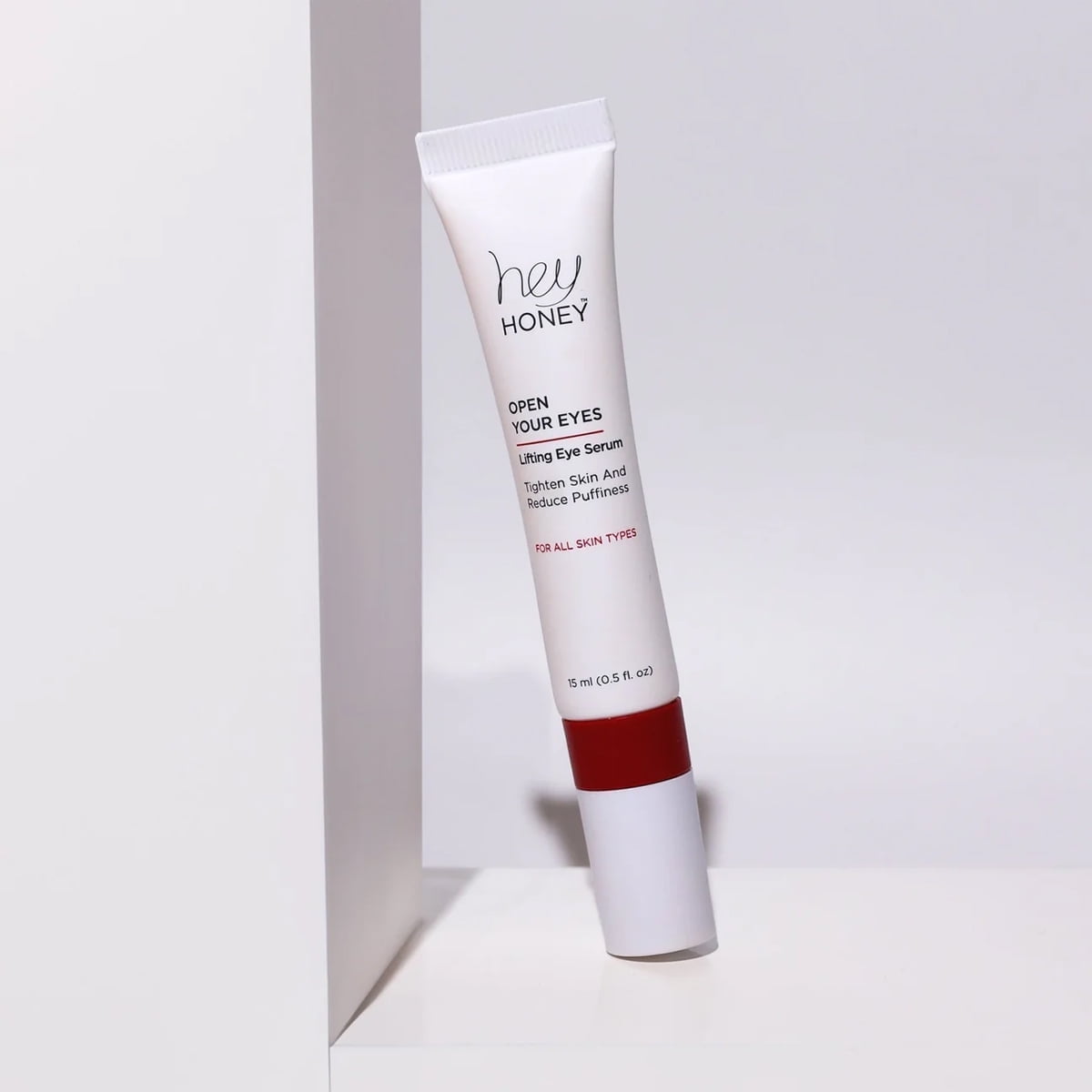 Hey Honey Open Your Eyes Lifting Eye Serum | Under Eye Cream for Dark Circles & Puffiness, 0.5 oz | 15 ml
