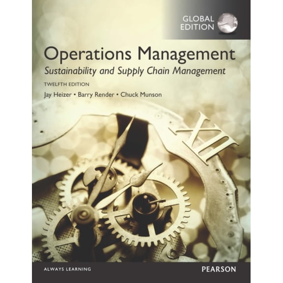 Pre-Owned OPERATIONS MANAGEMENT SUSTAINABILITY A