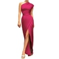 OPHPY Formal Dresses For Women 2023 Trendy One Shoulder Sleeveless Long