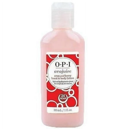 OPI AvoJuice Hand and Body Lotion, Cran and Berry 30ml/1 fl. oz.