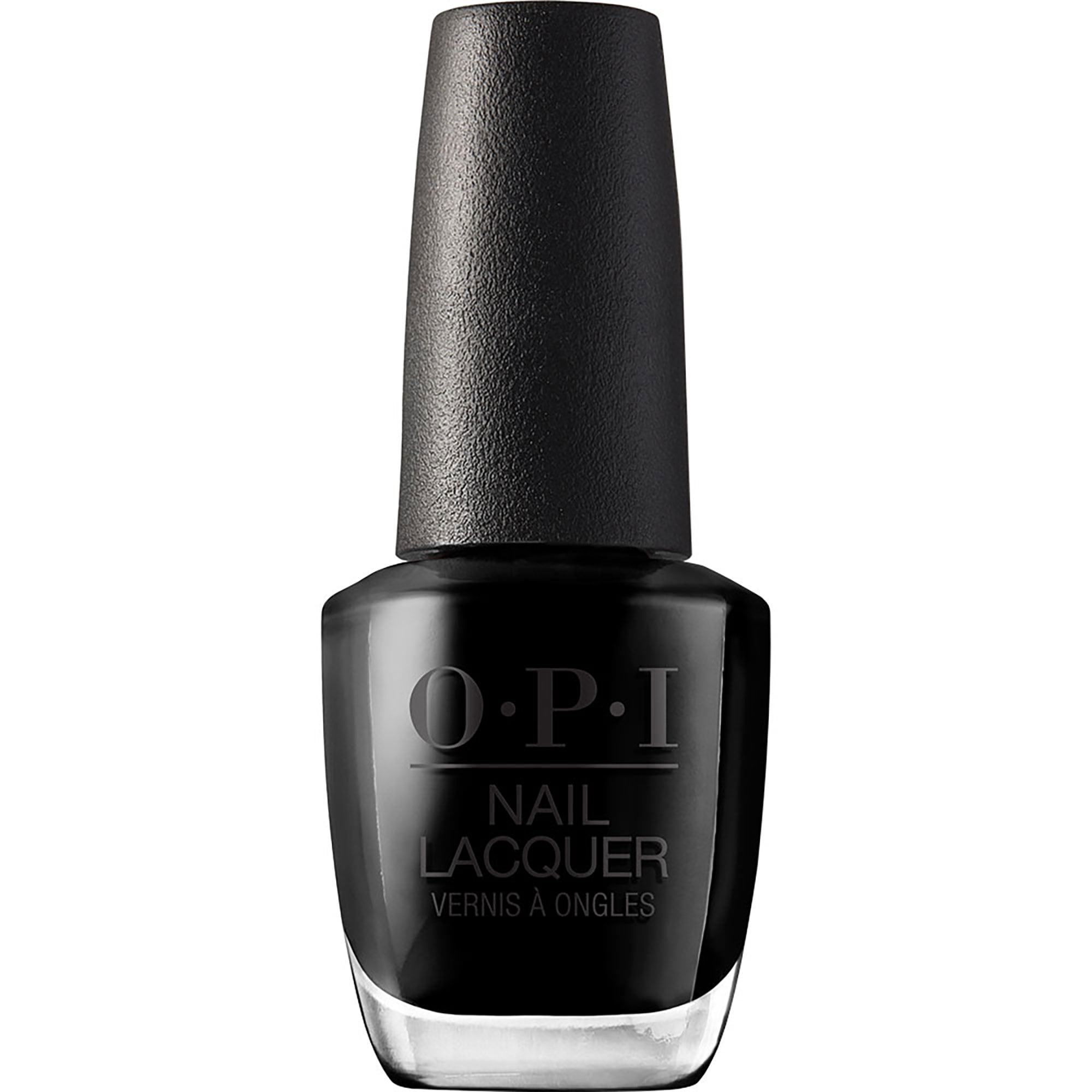 OPI Nail Lacquer, 0.5 fl oz, Black Onyx, Long-Lasting Nail Polish