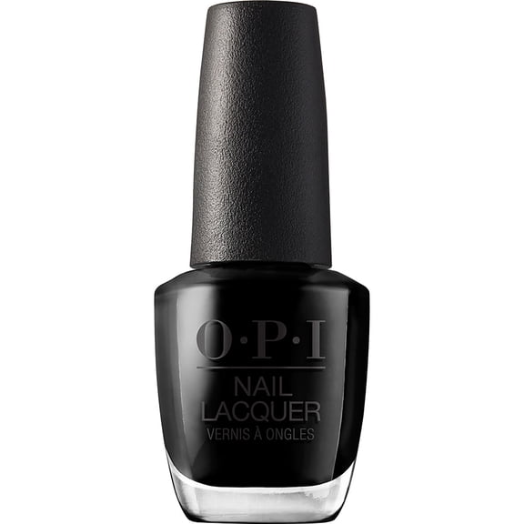 OPI Nail Lacquer, Black Onyx, Nail Polish, 0.5 fl oz