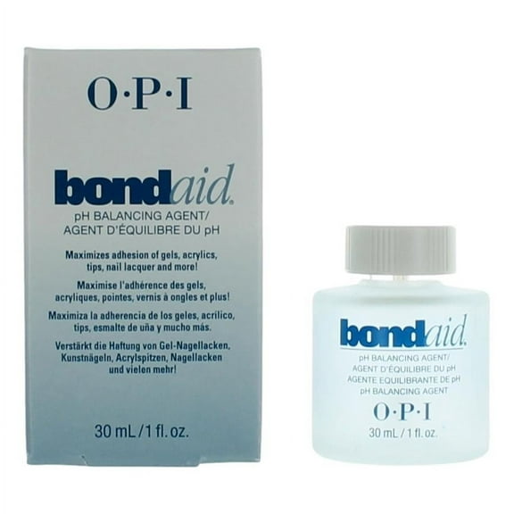 OPI Bond Aid pH Balancing Agent; Maximizes Adhesion of Gels, Acrylic Tips, Nail Polish and More! 1 Oz
