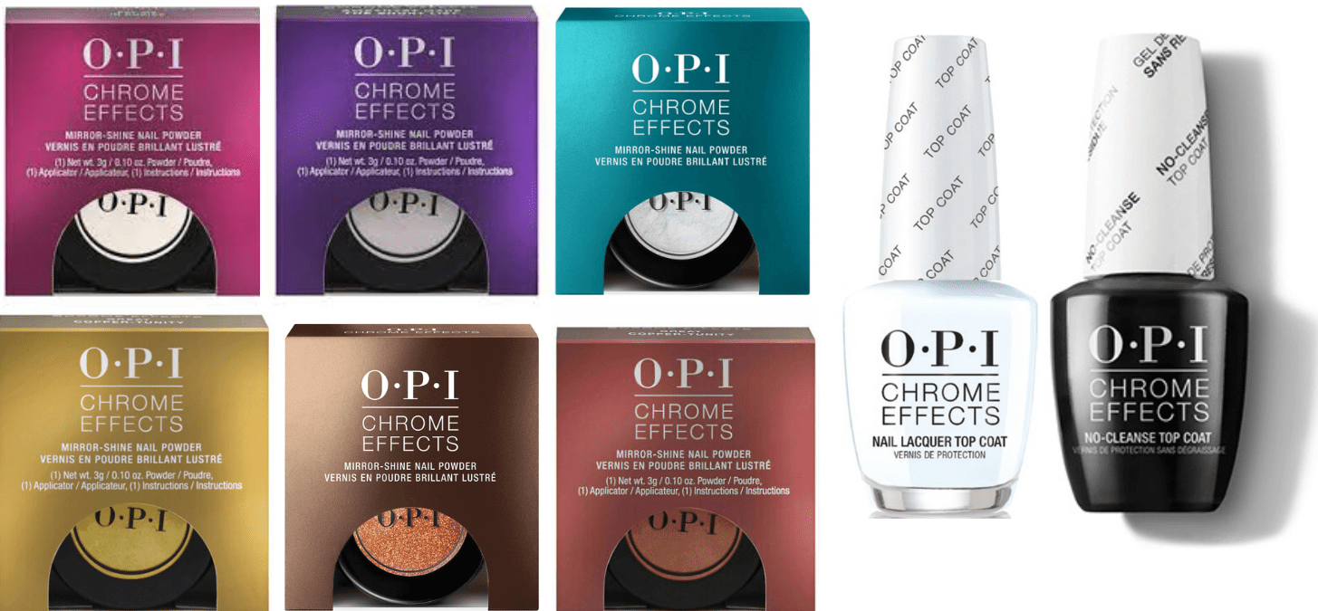 OPI Chrome Effects Power Polish 8pc Intro Kit for Gel & Lacquer