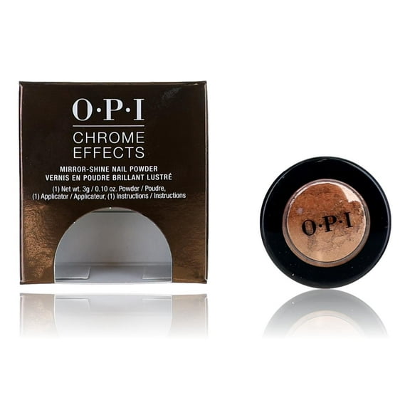 OPI Chrome Effects Mirror Shine Nail Powder, Bronzed By The Sun, 0.1 oz