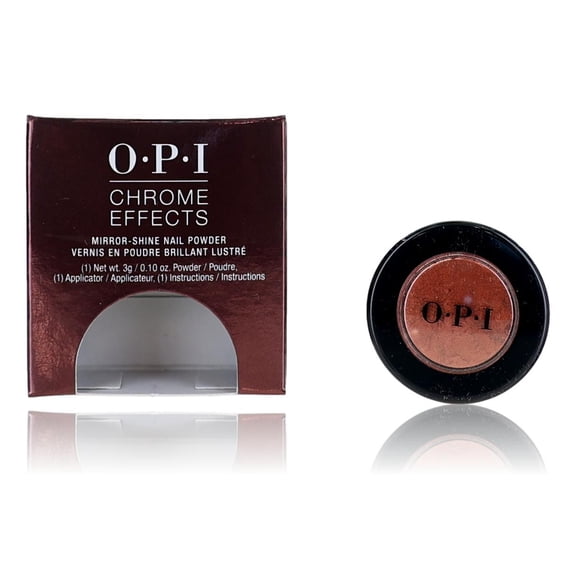 OPI Chrome Effects Mirror Shine Nail Powder, Great Copper-Tunity, 0.1 oz