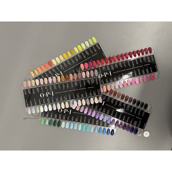 OPI Color Chart Palette Swatch, Gel Color Nail Accessory 6 Panel Display NEW 2024 Colors
