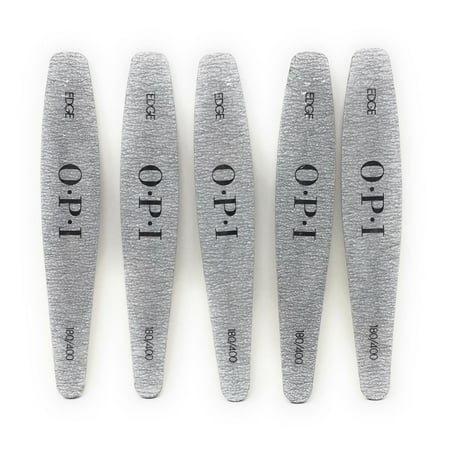 OPI Edge 180/400 Grit Dual-Sided Nail File - 5 pcs
