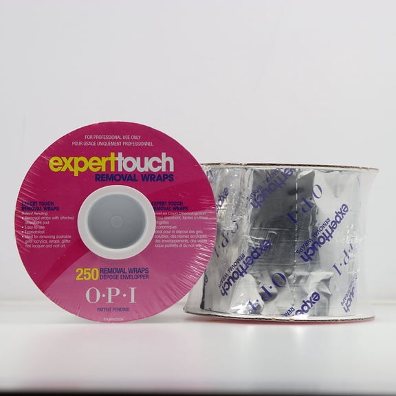 OPI Expert Touch 250 Wraps Removal Wrap Roll GelColor Gel Remover AC820