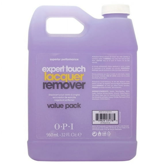 OPI Expert Touch Acetone Polish/Gel Nail Polish Remover, 32 Fl Oz