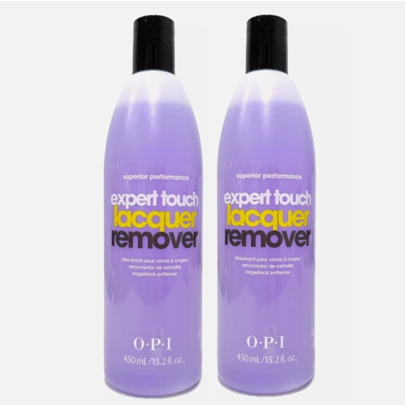 OPI Expert Touch Nail Lacquer Polish Remover 15.2 oz- PACK OF 2