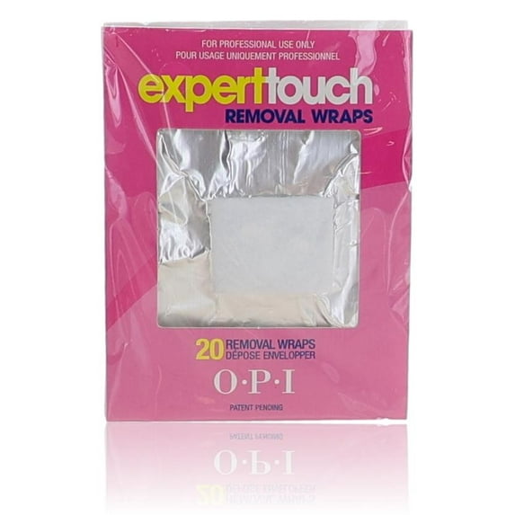 OPI Expert Touch Nail Removal Foil Wraps, 20 Count