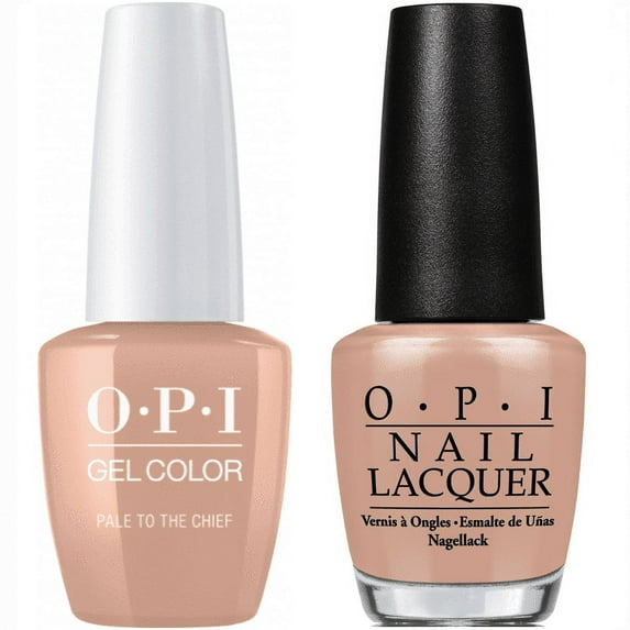 OPI GELCOLOR + MATCHING LACQUER PALE TO THE CHIEF W57