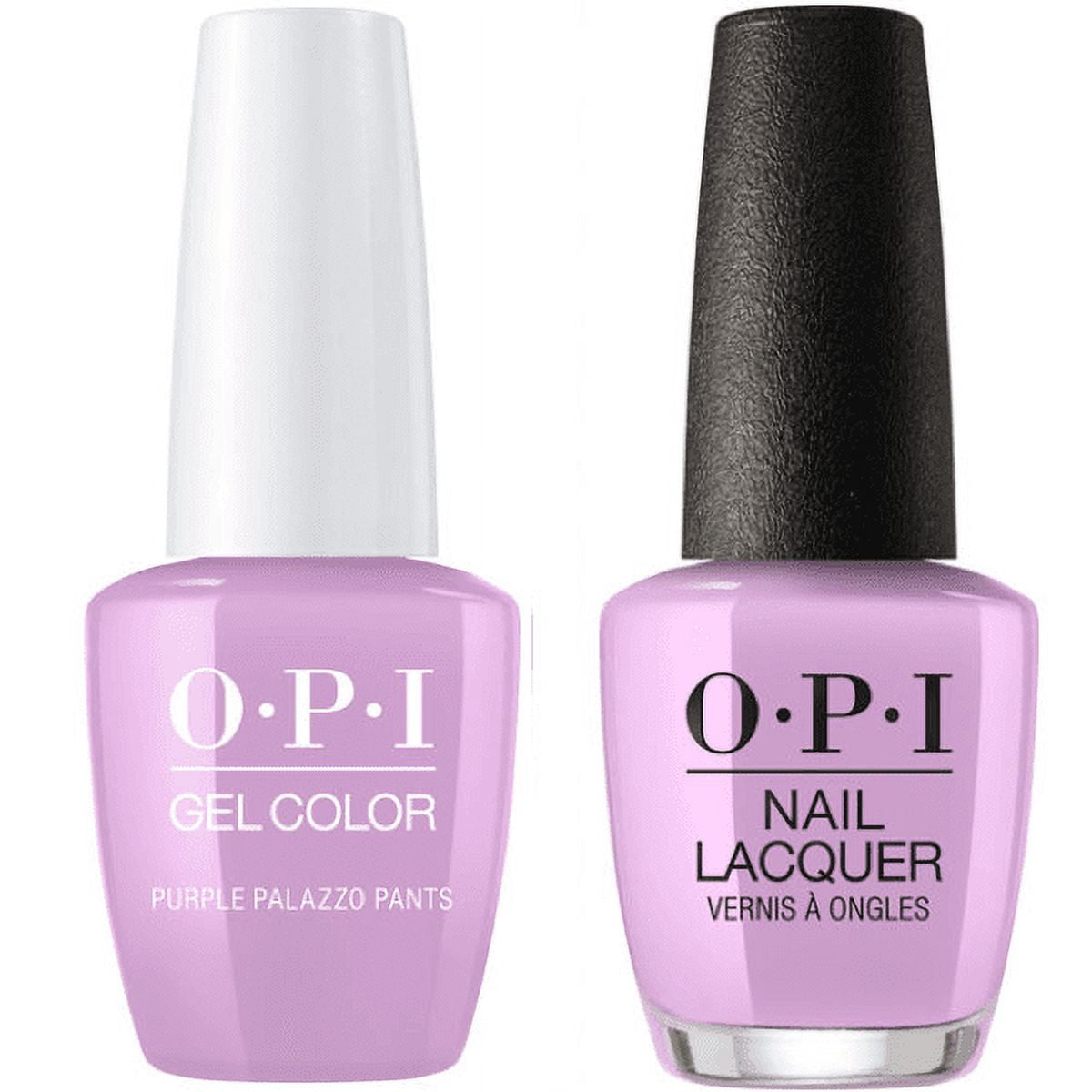 OPI GELCOLOR + MATCHING LACQUER PURPLE PALAZZO PANTS V34