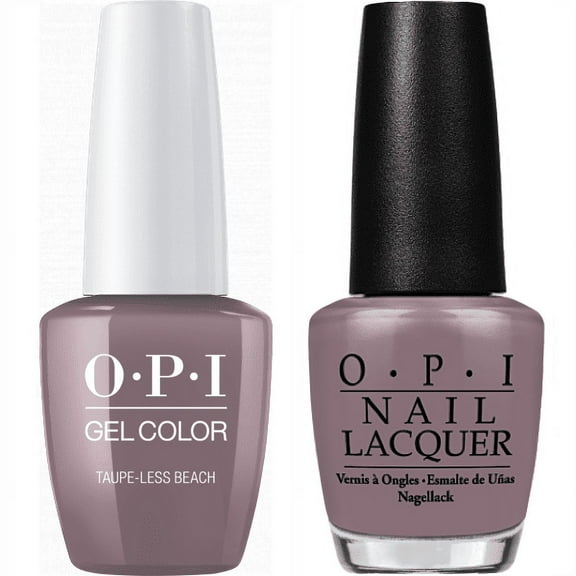 OPI GELCOLOR + MATCHING LACQUER TAUPE-LESS BEACH A61