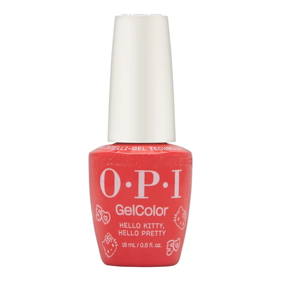 OPI GelColor Intelli-Gel Nail Polish GCHK04 - Hello Kitty, Hello Pretty