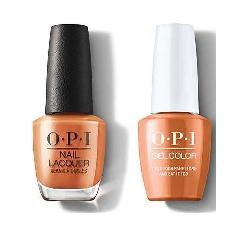 OPI Gel & Lacquer Combo [Have Your Panettone and Eat it Too MI02] MUSE of MILAN 2020 COLLECTION * BEAUTY TALK LA *