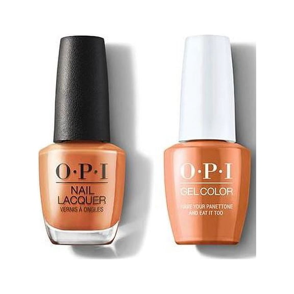 OPI Gel & Lacquer Combo [Have Your Panettone and Eat it Too MI02] MUSE of MILAN 2020 COLLECTION * BEAUTY TALK LA *