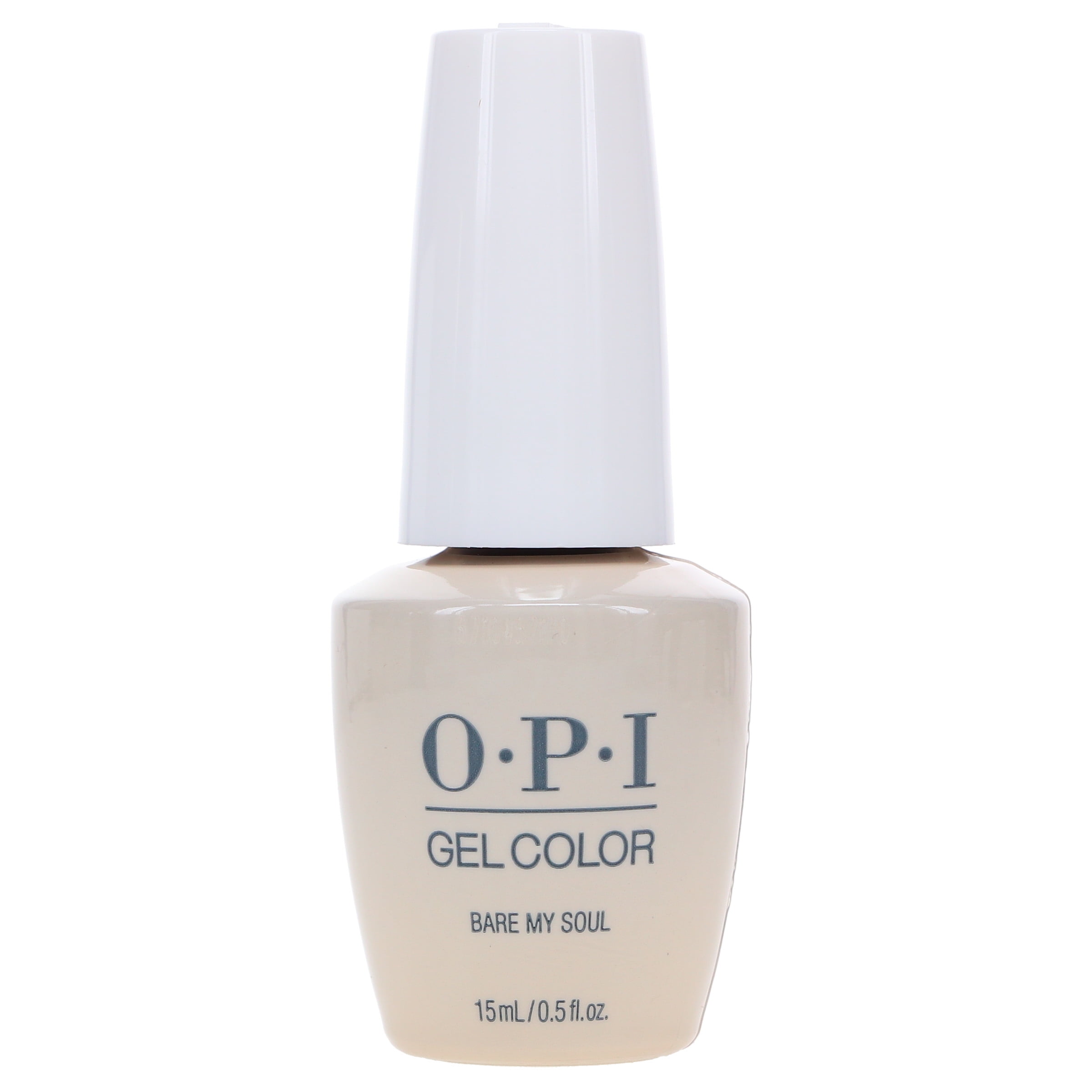 OPI GelColor Nail Polish, Bare My Soul, Fast Curing & Long Lasting, 0.5 oz
