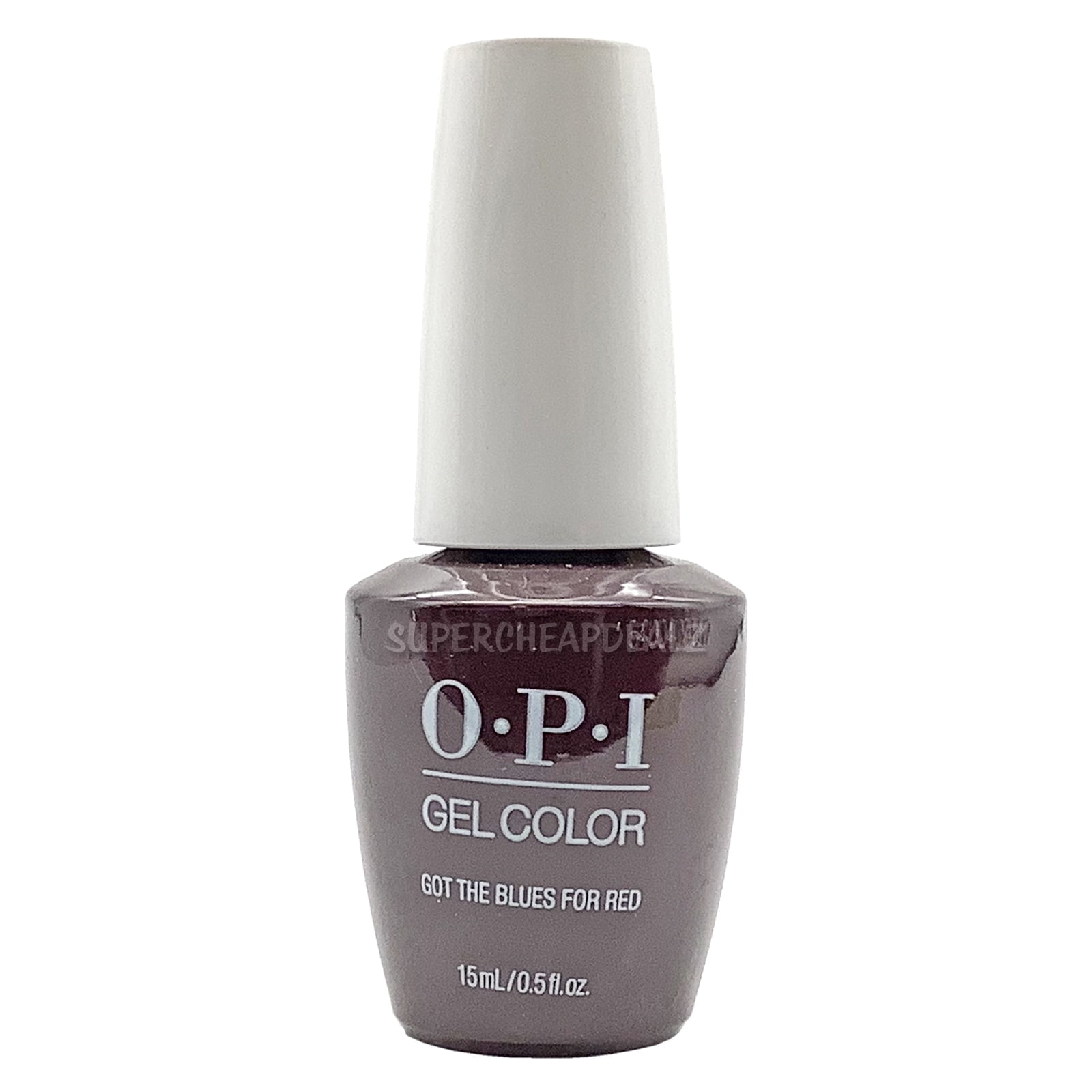 OPI GelColor Gel Color Nail Polish 0.50 oz - Got The Blues For Red - GCW52