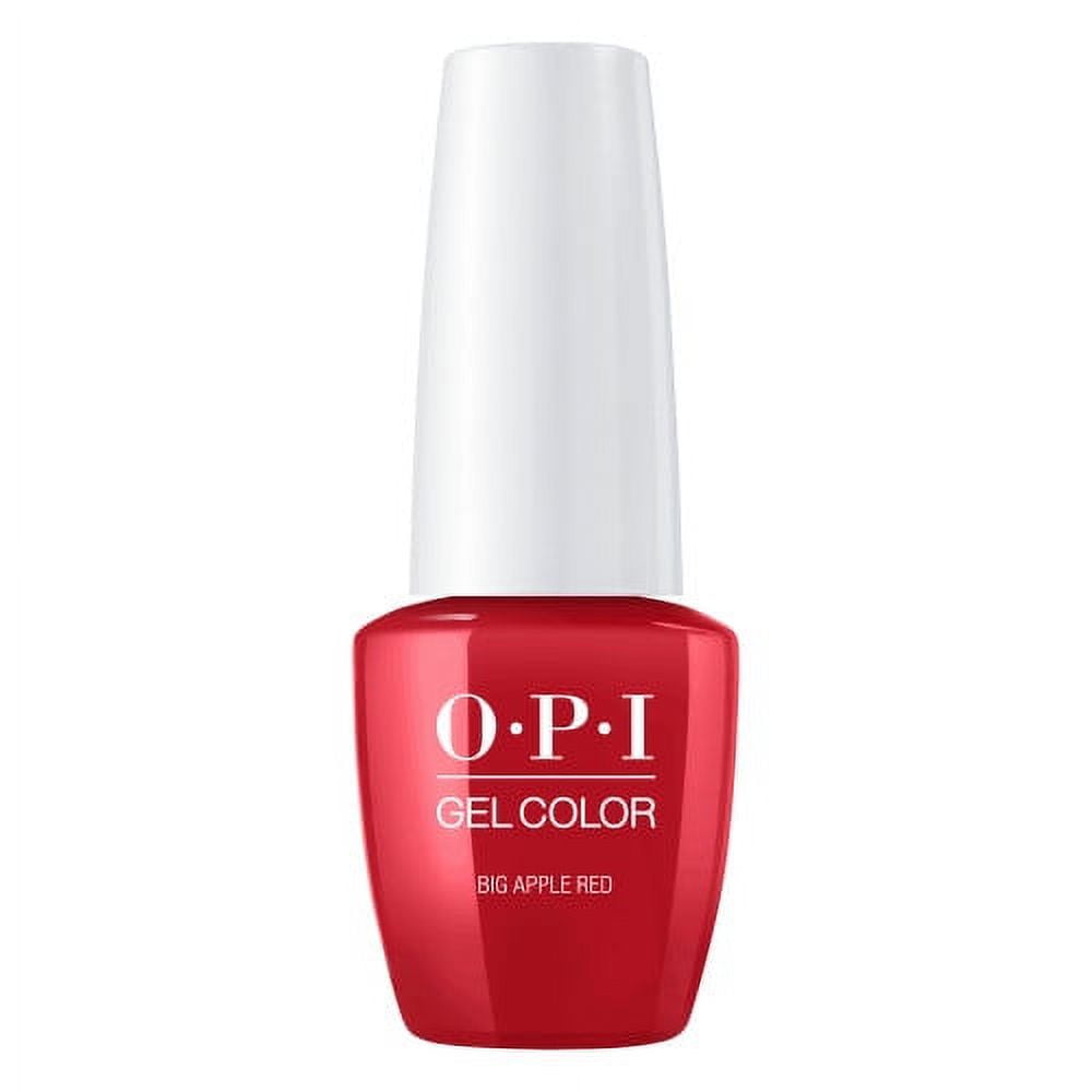 OPI GelColor Gel Nail Polish, Big Apple Red, 0.25 Fl Oz - Walmart.com