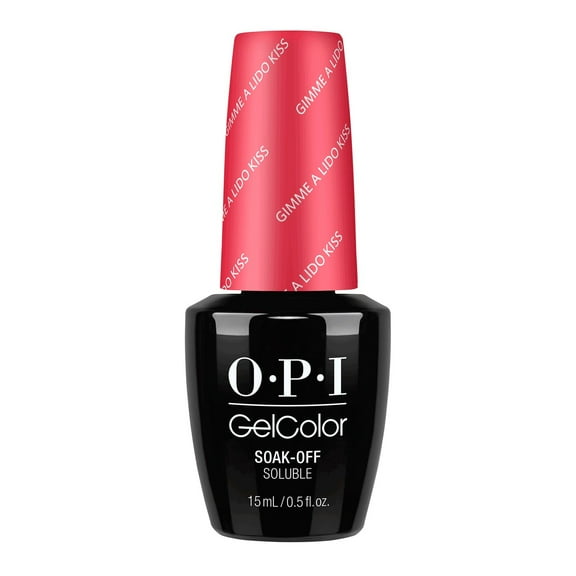OPI GelColor Gel Nail Polish, Gimme a Lido Kiss, 0.5 Fl Oz