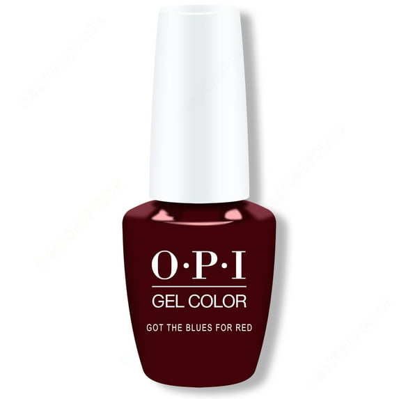 OPI GelColor Gel Nail Polish, Got the Blues for Red, 0.5 Oz