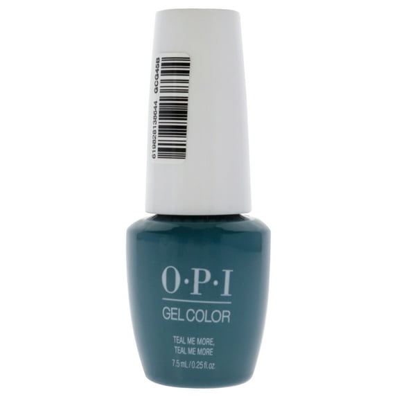 OPI GelColor Gel Nail Polish, Teal Me More-Teal Me More, 0.25 fl oz