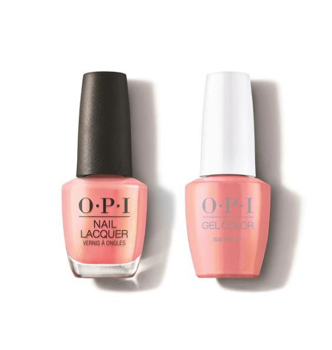 OPI GelColor & Nail Lacquer Polish COMBO Set [Sun-rise Up B001] POWER OF HUE Collection Summer 2022 * BEAUTY TALK LA *