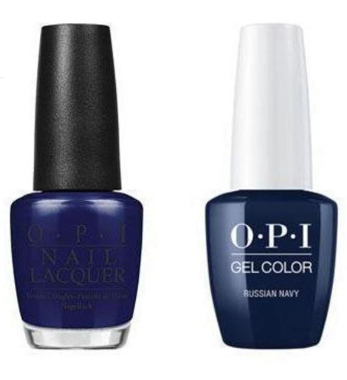 OPI GelColor & Nail Polish Lacquer Combo [Russian Navy R54] * BEAUTY TALK LA *