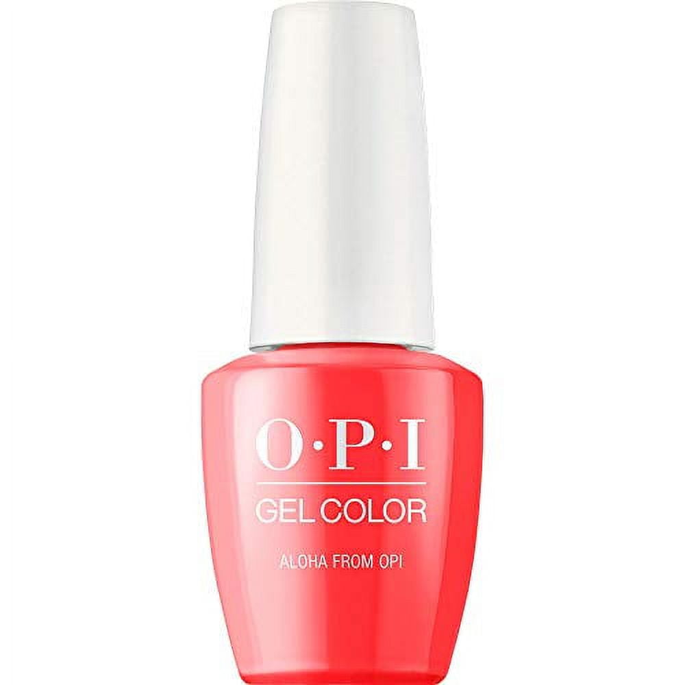 OPI GelColor Nail Polish, Orange Gel Nail Polish, Aloha from OPI, 0.5