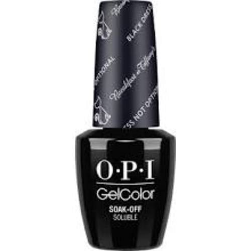 OPI GelColor SoakOff Gel Lacquer Nail Polish, Black Dress Not Optional