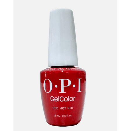 OPI Gelcolor Gel Nail Polish 0.50 oz. - Intelli-Gel - GCA70 - Red Hot Rio