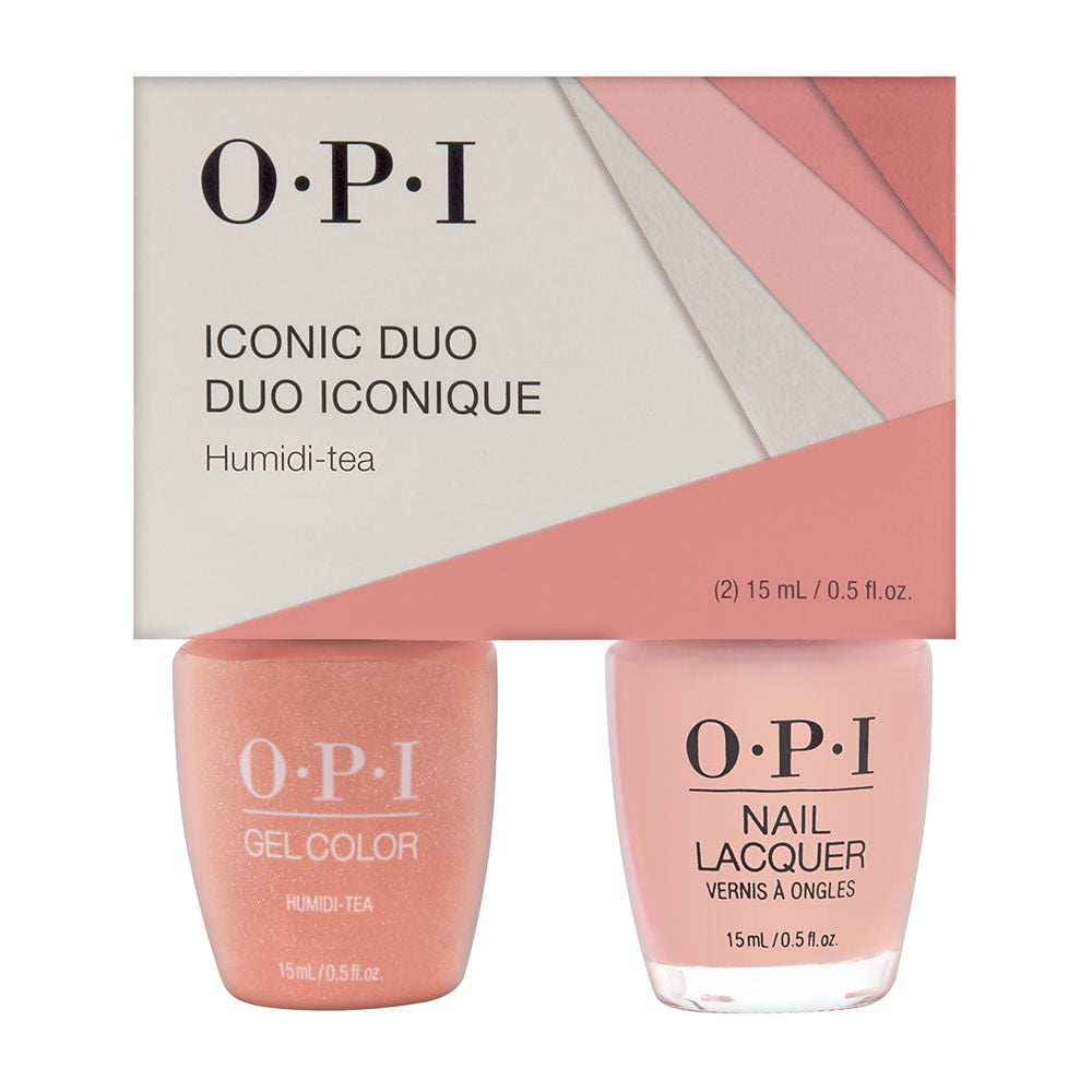 OPI Iconic GC/NL Duo  - GelColor Soak-Off Gel Lacquer + Nail Lacquer GCN52 / NLN52 Humidi-tea