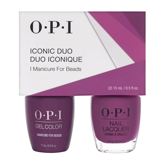 OPI Iconic GC/NL Duo  - GelColor Soak-Off Gel Lacquer + Nail Lacquer GCN54 / NLN54 I Manicure For Beads