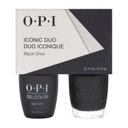 OPI Iconic GC/NL Duo - GelColor Soak-Off Gel Lacquer + Nail Lacquer GCT02 / NLT02 Black Onyx