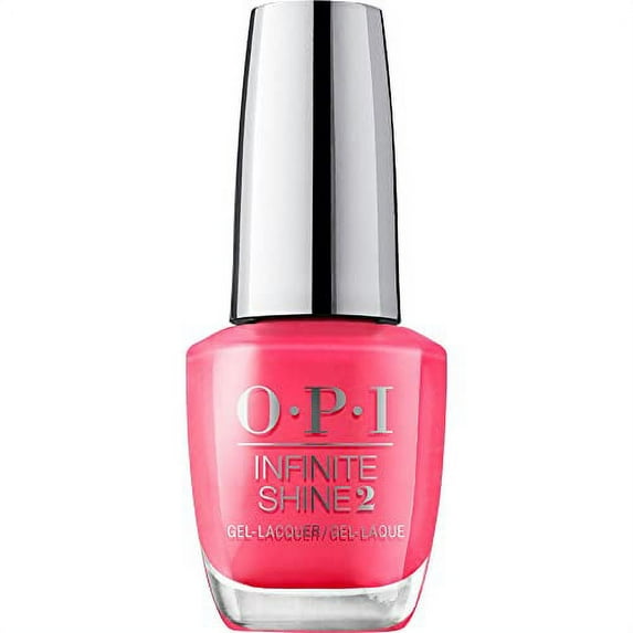 OPI Infinite Shine 2 Long-Wear Lacquer, Strawberry Margarita, Pink Long-Lasting Nail Polish, 0.5 fl oz