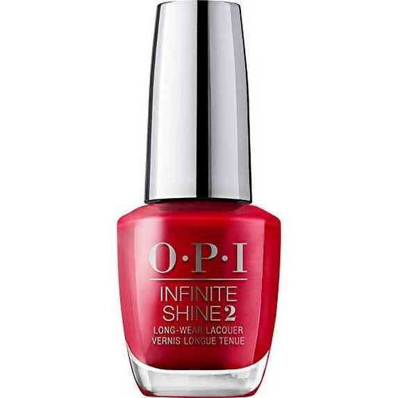 OPI Infinite Shine 2 Long-Wear Lacquer, The Thrill of Brazil, Red Long-Lasting Nail Polish, 0.5 fl oz